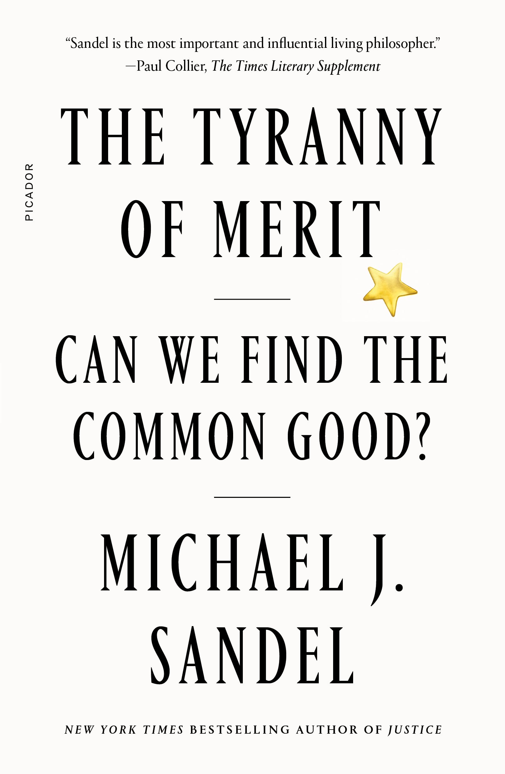 The Tyranny of Merit Book Cover